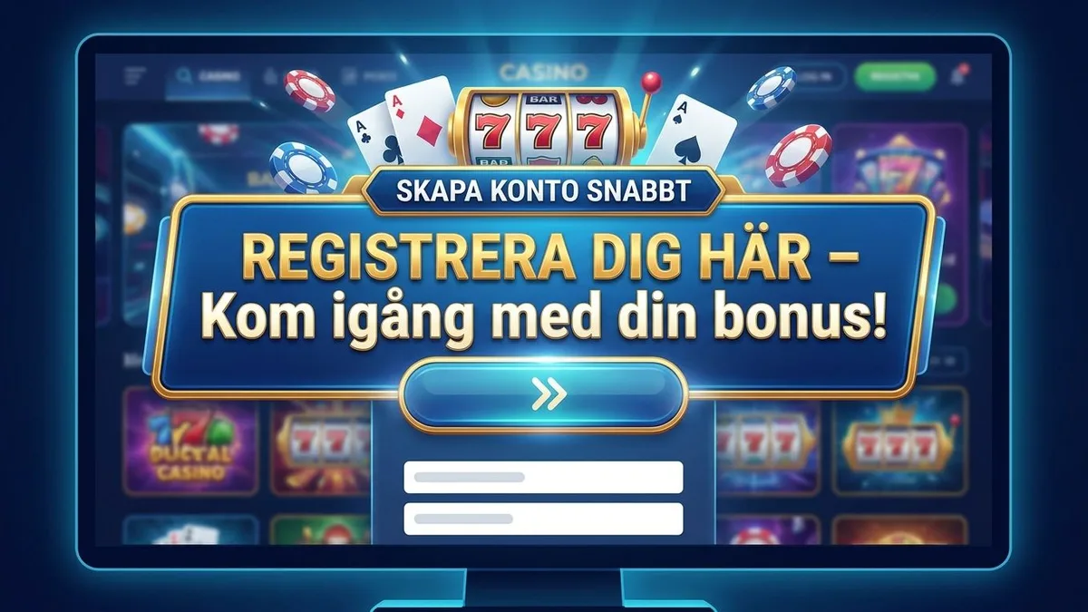 Registrera dig med bonus